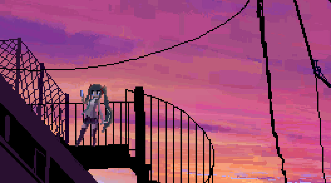 夕焼けアニメーション