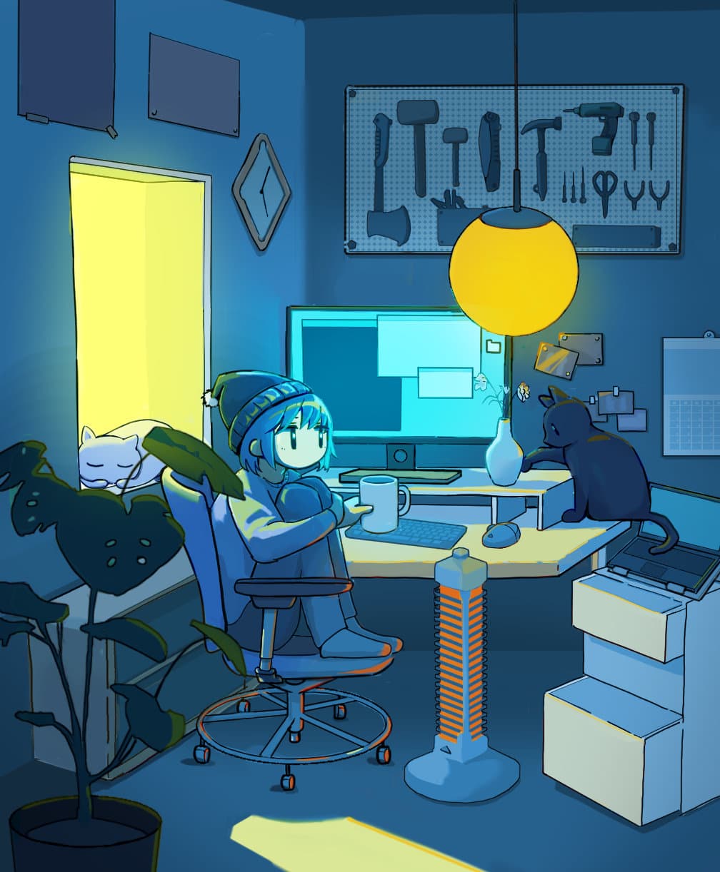 青い部屋-世界自閉症啓発デー